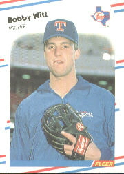 1988 Fleer Baseball Cards      483     Bobby Witt